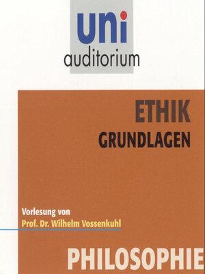 cover image of Ethik--Grundlagen